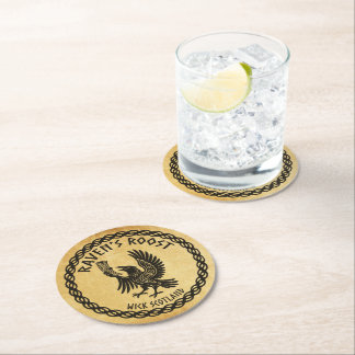Dessous De Verre Rond Le Pub Raven's Roost Wick Écosse