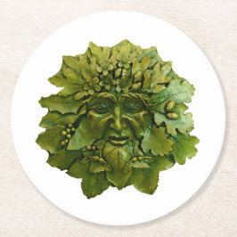 Dessous De Verre Rond Le roi des chênes | L'Homme Vert