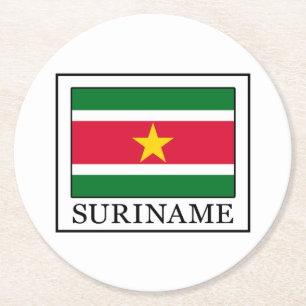 Dessous De Verre Rond Le Surinam