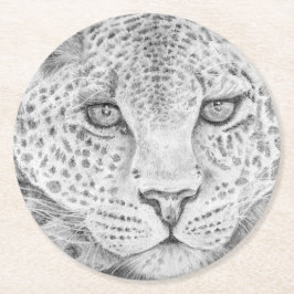 Dessous De Verre Rond Leopard