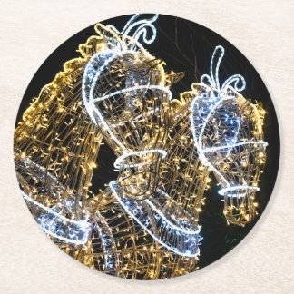 Dessous De Verre Rond Les chevaux d'or galopant