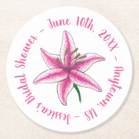 Lilys Fleur Fleurs Fleuris Mariée Personnalisé
