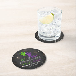 Dessous De Verre Rond Little Monster Halloween Genre Revela Party