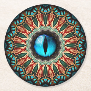 Dessous De Verre Rond L'oeil du dragon