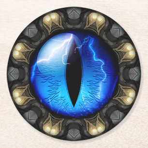 Dessous De Verre Rond L'oeil du dragon
