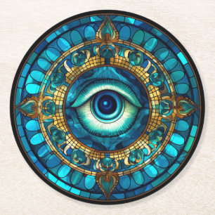 Dessous De Verre Rond L'oeil du dragon
