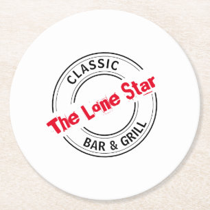 Dessous De Verre Rond Logo Classic Bar & Grill, Pub/Brasserie