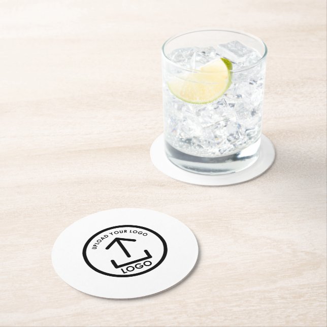 Dessous De Verre Rond Logo d'entreprise personnalisé Offre promotionnell (En situation)