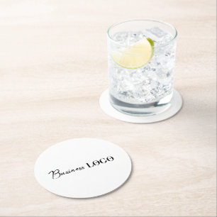 Dessous De Verre Rond Logo promotionnel de l'entreprise