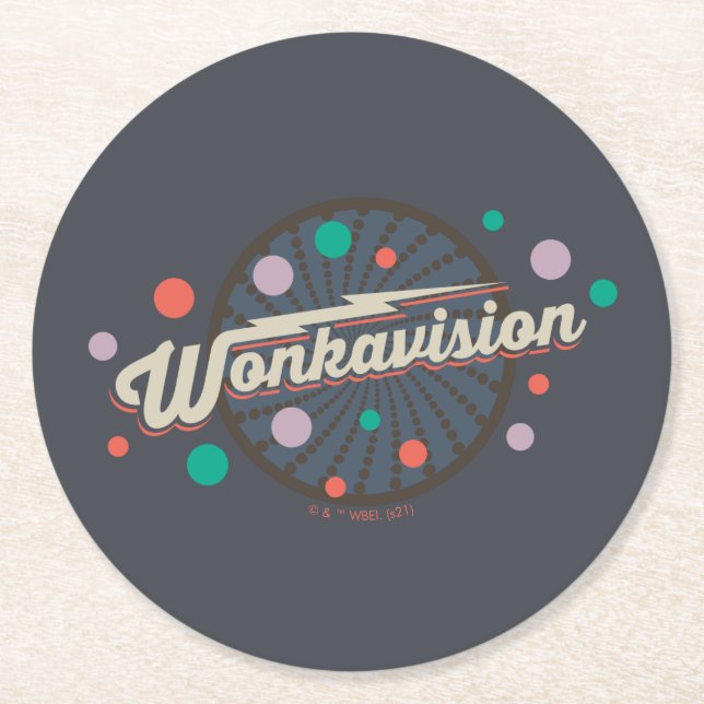 Dessous De Verre Rond Logo Wonkavision (Devant)