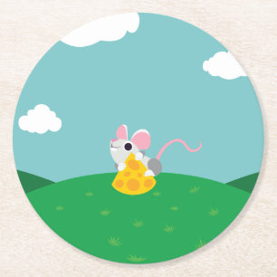Dessous De Verre Rond M. Cheeseman la souris