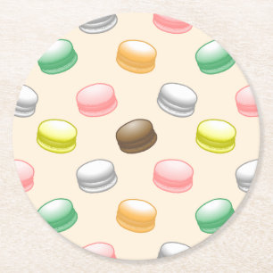 Dessous De Verre Rond Macarons Sweet 16