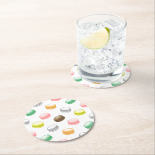 Dessous De Verre Rond Macarons Sweet 16