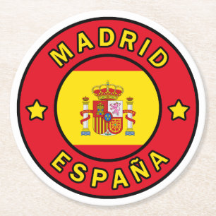 Dessous De Verre Rond Madrid Espagne