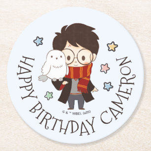Dessous De Verre Rond Magique Anniversaire HARRY POTTER™ et Poudlard