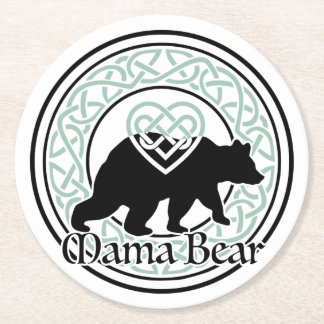Dessous De Verre Rond Mama Bear Celtic Circle of Love and Strength
