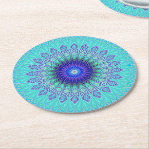 Dessous De Verre Rond Mandala congelé