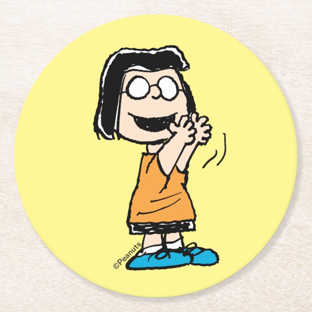 Dessous De Verre Rond Marcie Clapping (Devant)