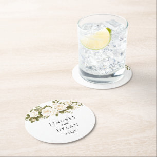 Dessous De Verre Rond Mariage
