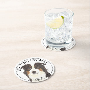 Dessous De Verre Rond Mariage berger australien australien australien pe