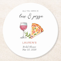 Mariage Pizza et amour Shower