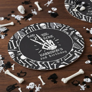 Dessous De Verre Rond Mauvais jusqu'à l'os ! Halloween 2e fête d'anniver