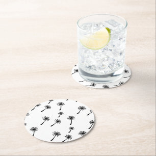 Dessous De Verre Rond Mauvaise herbe arrive mignon cynique pissenlit Drô
