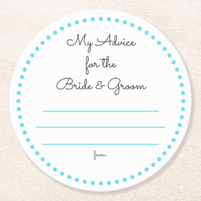 Dessous De Verre Rond mes "deux cents " (Devant)