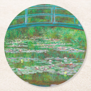 Dessous De Verre Rond Monet Le Pont Japonais