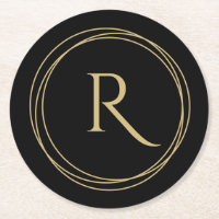 Monogramme initial en cercles