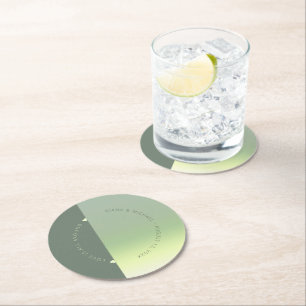 Dessous De Verre Rond Mood Gradient Mariage Spring Meadow ID741