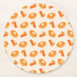 Dessous De Verre Rond Motif citrouille