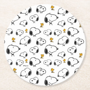 Dessous De Verre Rond Motif Snoopy & Woodstock