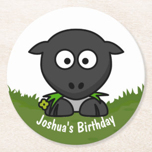 Dessous De Verre Rond Moutons ronds