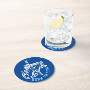 Dessous De Verre Rond Né au poisson