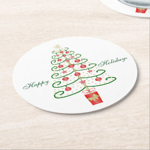 Dessous De Verre Rond Noël