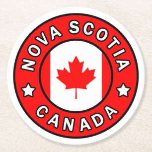Dessous De Verre Rond Nouvelle-Écosse Canada