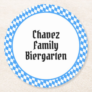Dessous De Verre Rond Octoberfest bavarois personnalisé