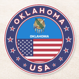 Dessous De Verre Rond Oklahoma
