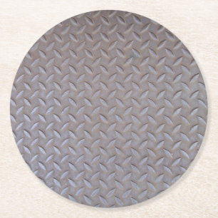 Dessous De Verre Rond Optique métallique