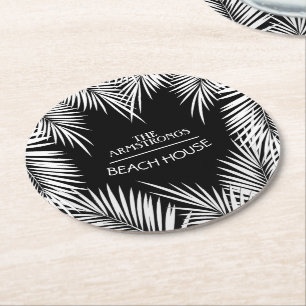 Dessous De Verre Rond Palmier