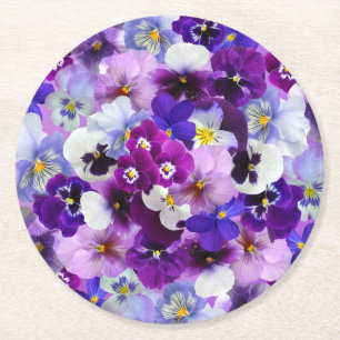 Dessous De Verre Rond Panses glorieuses