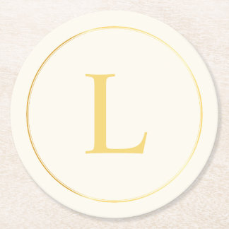 Dessous De Verre Rond Paper Coaster