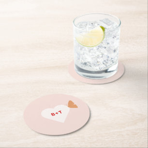 Dessous De Verre Rond Papillons mariage au gâteau