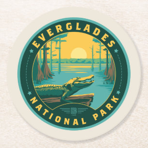 Dessous De Verre Rond Parc national des Everglades
