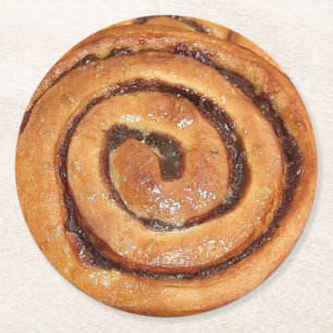 Dessous De Verre Rond Pâtisserie à l'ail de cannelle