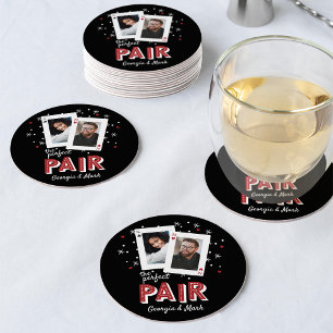 Dessous De Verre Rond Perfect Pair Casino Theme Couples Photo