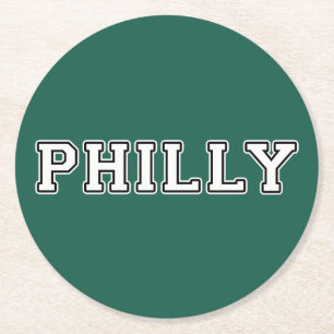 Dessous De Verre Rond Philadelphie Pennsylvanie
