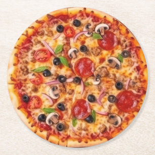 Dessous De Verre Rond Pizza