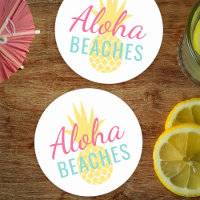 Plages Aloha Tropical Jaune Ananas